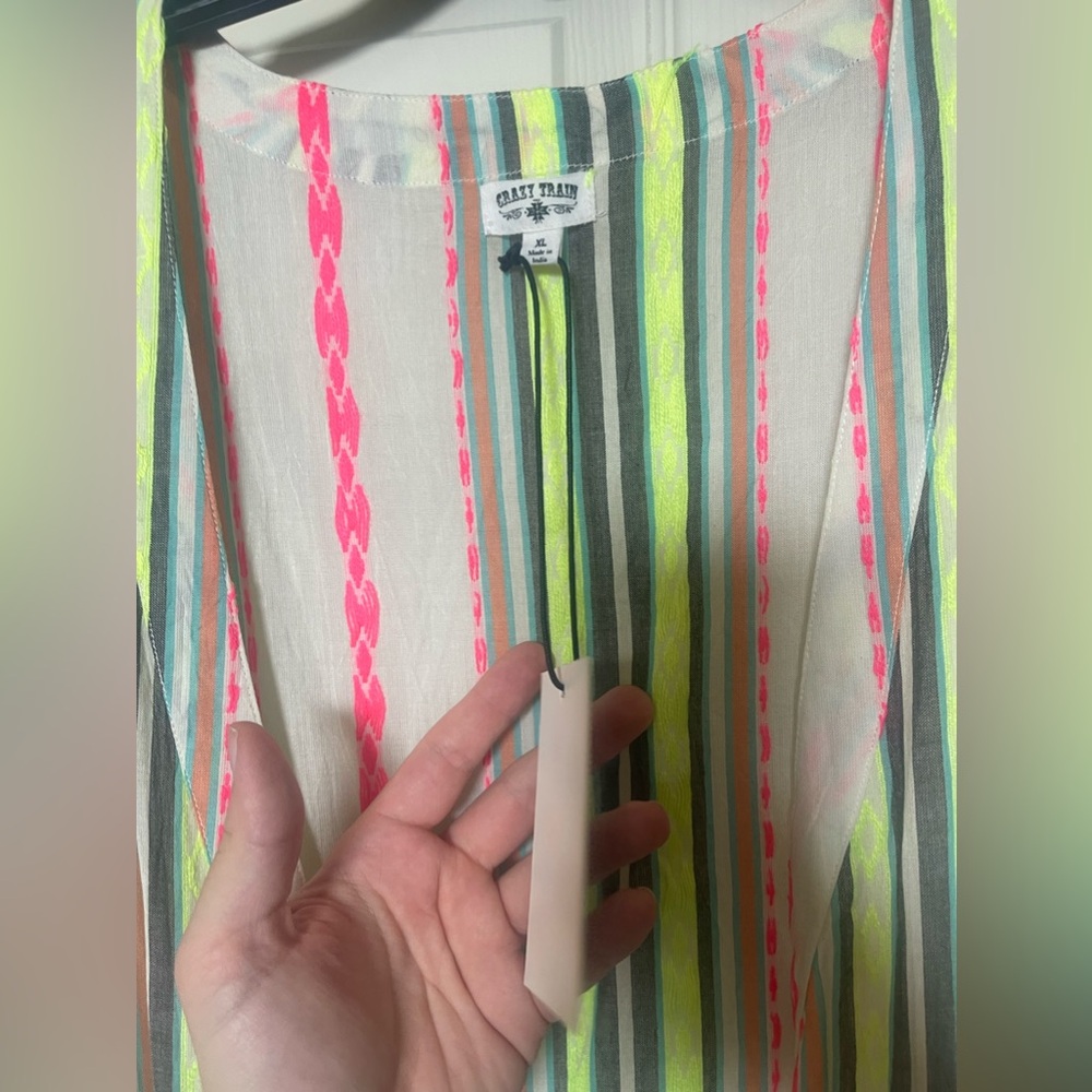 Nwt crazy train full length duster vest - Picture 5 of 5
